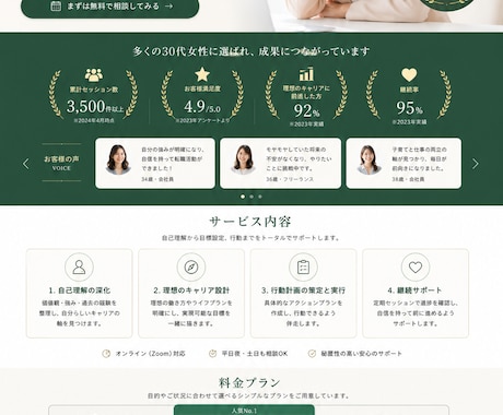 最短48h納品｜修正無制限｜売れるLP制作します 業種問わず対応。オリジナル設計で、24時間でお届けします。 イメージ2