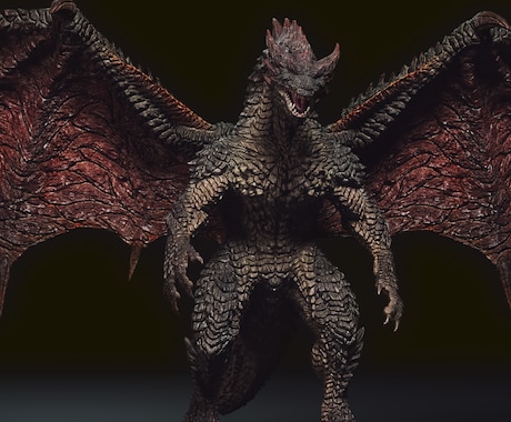 zbrushを用いたイラスト制作を行います 3DCGを活かしたイラスト制作が可能です。 イメージ2