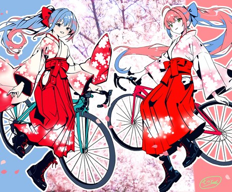 SNSアイコン用かわいいアニメイラスト描きます かわいいアニメ風イラストを丁寧に制作します イメージ2