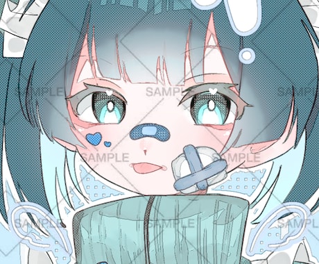 出来るだけお安い値段で可愛い系のイラスト描きます アカウント発展に是非ともお手伝いさせてください(><) イメージ1