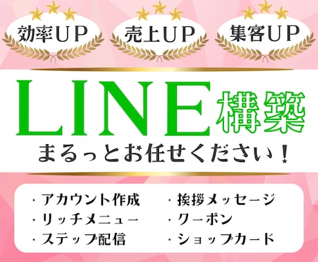 価格▷5万円でLINE公式アカウント構築します ５万円でLINE公式アカウントを導入してみませんか？ イメージ1
