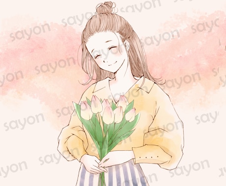 イラスト多数/完成品のイラストを販売しています ほのぼの・ほんわか一枚絵/アイコン・動画サムネなどに イメージ2