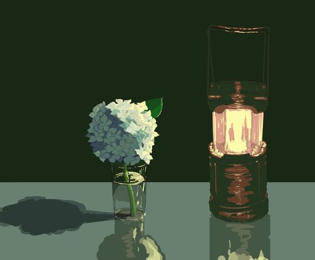 厚塗り風タッチで思い出の『もの』をイラストにします 油画科出身のイラストレーターが描く雰囲気あるシックなイラスト イメージ2