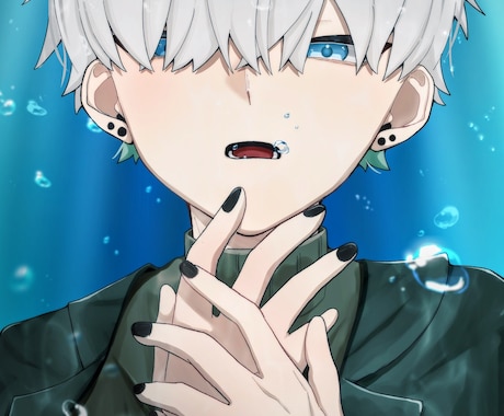 アイコンや配信用イラストなどを受け付けています かっこいい、可愛い少年を得意としてます！ イメージ1