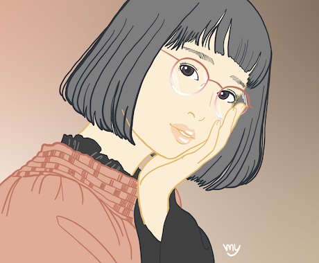 親近感のある、POPな似顔絵・イラスト☆描きます イメージ1