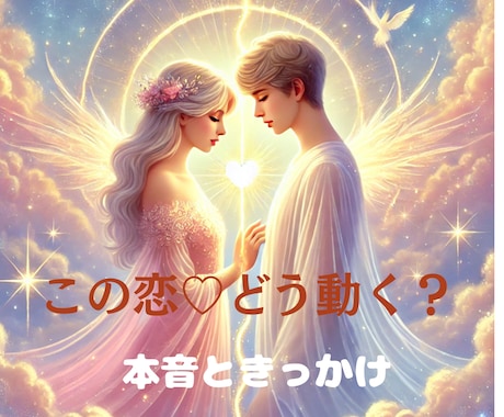 この恋♡どう動く？運命の流れをそっと占います あの人の本音と恋が動くきっかけを♡霊感タロットで答えます♡ イメージ1