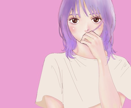 手書き風☆繊細でおしゃれな似顔絵お描きします LINEやSNSに★写真をモチーフに美化してお描きします イメージ1