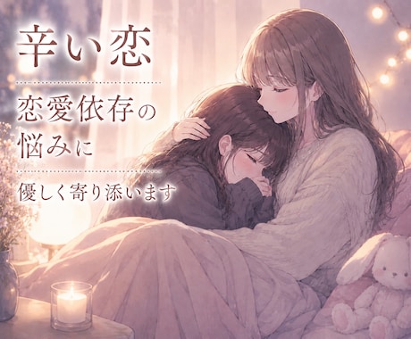 辛い恋の悩み/恋愛依存/複雑恋愛/優しく聞きます 苦しい恋/浮気/不倫/複雑恋愛/恋愛依存/音信不通 イメージ1