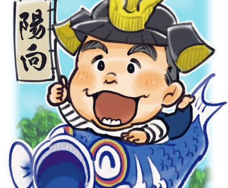 フリーハンド！ポップでやわらかな似顔絵お描きします SNSアイコンや名刺など幅広くお使い頂けます！ イメージ1