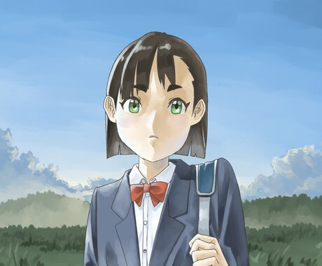 背景付きでキャラクターを描きます 背景付きのキャラクターを描きます！ イメージ2