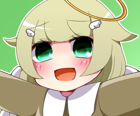 もちもちかわいいアイコンイラストお描きします SNSやYouTubeで使えるかわいいアイコンです！ イメージ1