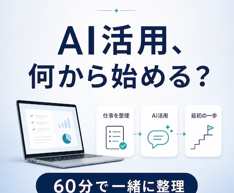 事務の手作業1つをAIで時短できる形に整理します イメージ1