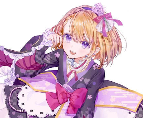 可愛い立ち絵、一枚絵丁寧に描きます （鮮やかで柔らかい印象のイラストが好きな方におすすめです。） イメージ2