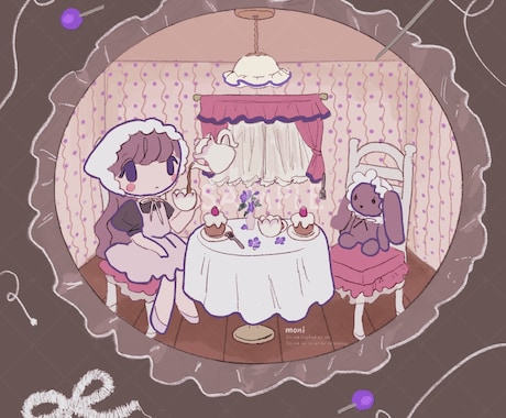 かわいいミニキャラ・SDキャラ制作します 1枚イラスト、グッズイラスト、スタンプに◎ イメージ2