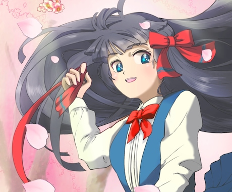 キャラクターイラストの作成をいたします かわいい女の子キャラを中心にさまざまなイラストを作成します イメージ1