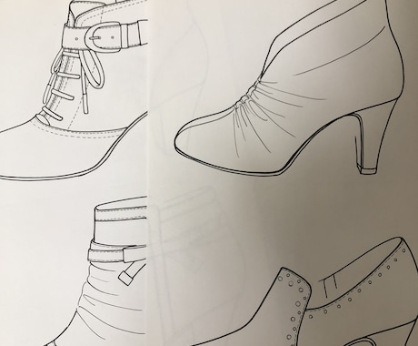 現役靴デザイナーが靴のイラストをお描きします クライアント様へのご提案用、メーカー指示用の絵型承ります。 イメージ2