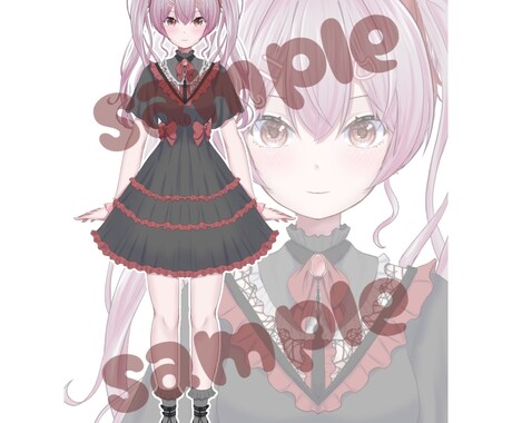 VTuberキャラデザ→モデリングまで作成致します キャラデザからモデリングまでまとめて注文！ イメージ2