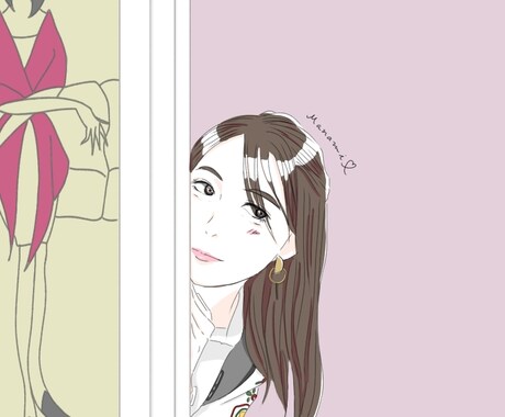 シンプルおしゃれなSNSアイコン描きます パッと見から「かわいい」「おしゃれ」と感じるデザインを イメージ2