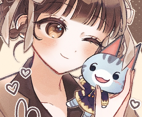 おまかせSNS用アイコン可愛い美少女少年を描きます アイコン用のイラストをお探しの方はこちら！ イメージ2