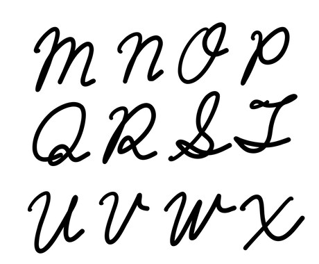 おしゃれな手書きの筆記体を書きます 手書き文字 筆記体をこなれた感じで書きます！ イメージ2
