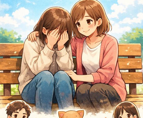 否定せず、あなたの気持ちに寄り添ってお話を聞きます 苦しい気持ち、ここで吐き出してOK イメージ1