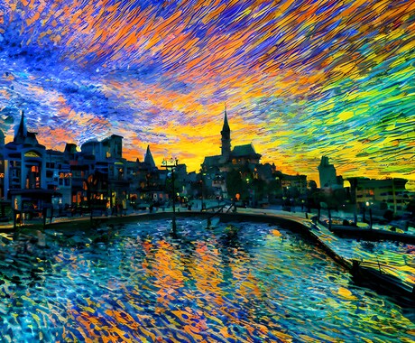 油絵タッチの背景画を制作いたします ご利用用途に沿った大きさ、モチーフに素早く対応します イメージ2