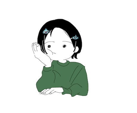 最短３日でシンプルな可愛いイラスト描きます シンプル可愛い女の子を描きます！ イメージ1