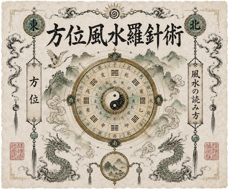 霊能者考案｜方位知識ゼロで方位風水羅針術が学べます 初心者向け風水や吉方位の選び方を習う8日間入門講座 イメージ1
