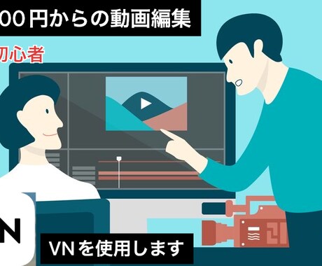 簡単な動画編集します 2000円からの動画編集(初心者) イメージ1