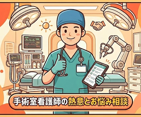 悩み・相談何でもお聞きします 現役7年目が教える新人オペナースの悩み・チャット相談 イメージ1