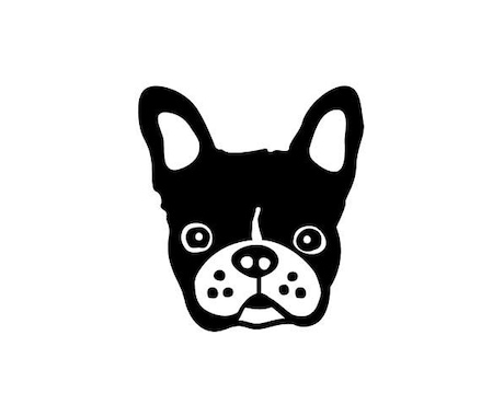 犬猫・動物お顔シンプルモノクロ線画イラスト描きます お写真からオリジナルイラスト制作いたします！ イメージ1