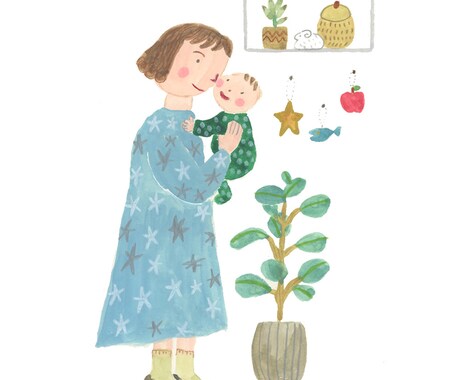 SNS、ブログで使えるヘッダー作成します 水彩絵の具と色鉛筆でラフでかわいい絵本のようなイラスト イメージ2