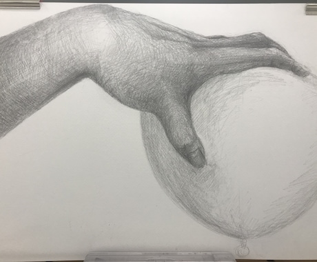 デッサン描きます 人や物を画用紙に鉛筆で描きます イメージ2