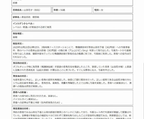 医療現場向けインシデントレポートフォーム作成ます 印刷対応・記入例付きで即戦力として活用可能 イメージ1
