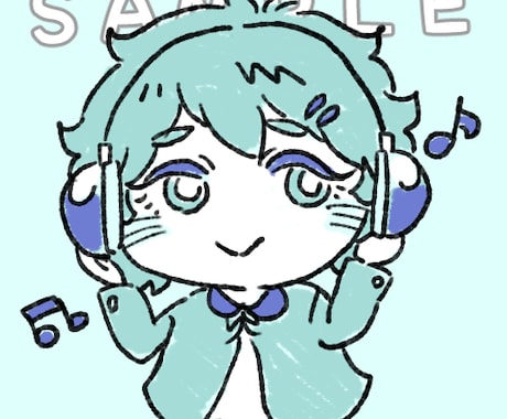 単色イラスト☆ほんわか・かわいいアイコン描きます 犬･猫･鳥･爬虫類･人物･小物・植物…なんでもOK！ イメージ2