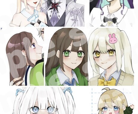 1枚絵描きます 重めのテクスチャの絵おまかせください！ イメージ2