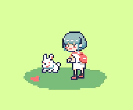 SNSアイコン等に使えるドット絵作成します 主に48*48〜64*64サイズでドット絵を作っています。 イメージ2