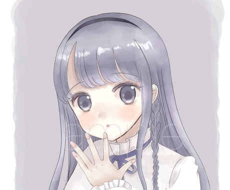 3500円〜SNS用アイコンやサムネ等お描きします プレゼント用、挿絵、お気軽にご相談ください！❁⃘ イメージ1
