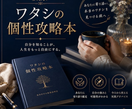 自分が主役”トリセツ”を作り人生を自動で豊にします 全く新しい『ワタシの個性攻略本』 イメージ1
