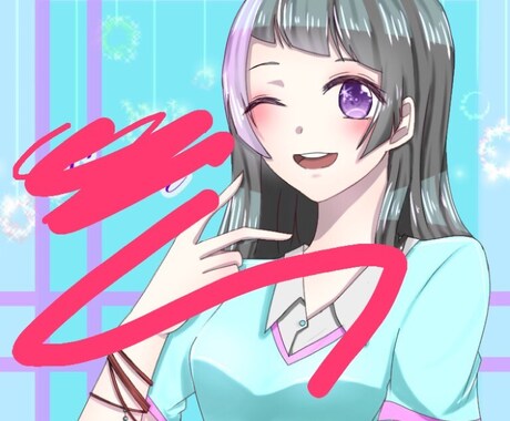 アイコン、夢絵、ゲームの自己紹介カードを描きます 高クオリティのイラストを心がけますのでよろしくお願いします！ イメージ1