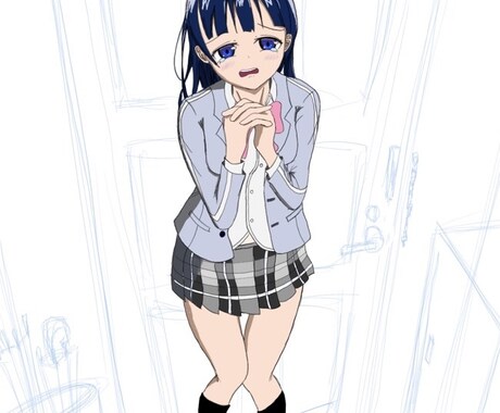 女の子のイラスト描きます イラスト勉強中ですがいつかきっとプロに！ イメージ2