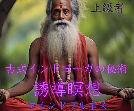 古代インドヨーガの秘術でマインドフルネスへ導きます 瞑想をさらに深めたい方はぜひ体感してください イメージ1