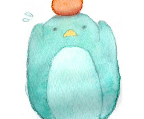 水彩でオリジナルのイラストを作成します ほんわか優しいタッチであなただけの水彩原画をお届けします イメージ2