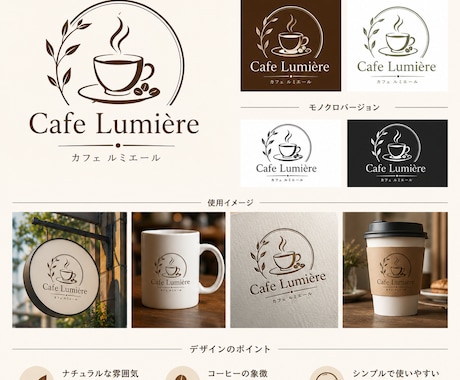 AIを活用したロゴを制作します 修正対応で納得のロゴをお届けします イメージ2