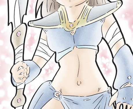 セクシーな女の子のイラストのご依頼、お受けします イメージ1