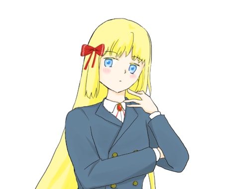 完成品の女性キャラクター立ち絵を販売します TRPGや自作ゲームなど使い方はあなた次第です！ イメージ2