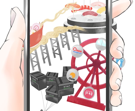 イメージに沿ったチラシのイラスト作成いたします あなたのお店のおすすめを描きます☆ イメージ2