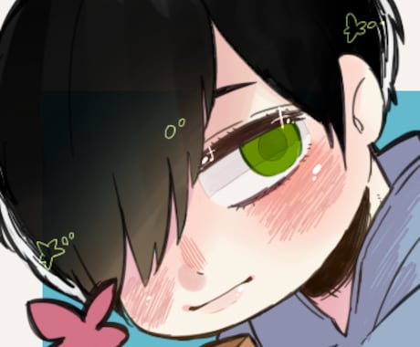 SNSのアイコンなどに使用できるイラスト、描きます 素敵なページ作りをお手伝いさせてくださいଘ(੭ˊ꒳​ˋ)੭ イメージ1