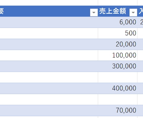 売上・仕入集計表作ります 【未入金・未払金の管理もできます】 イメージ1