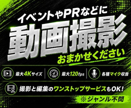 記録やPR動画などに！高品質な動画撮影をいたします イメージ1